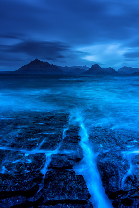 Blue hour in Elgol