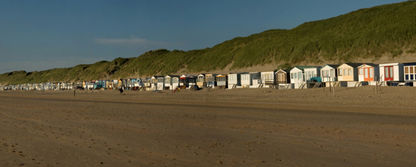 Strand huisjes Wijk aan Zee