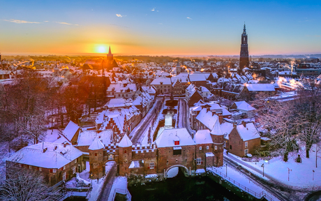 Zonsopgang boven Amersfoort II