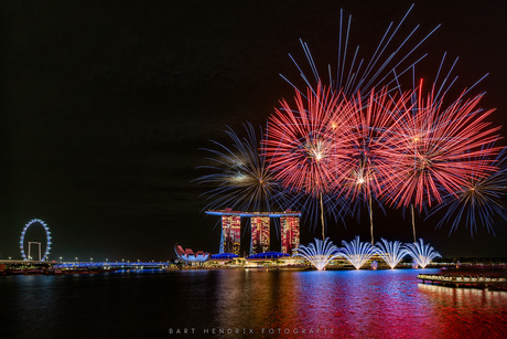 Fireworks National Independence Day Singapore