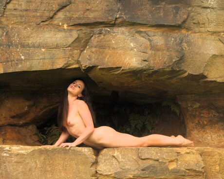 Keira in the cave