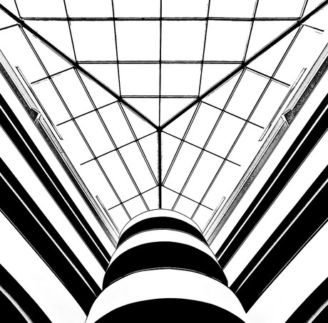 Plafond van een hotel in Portugal