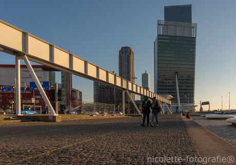 Sunset in Rotterdam