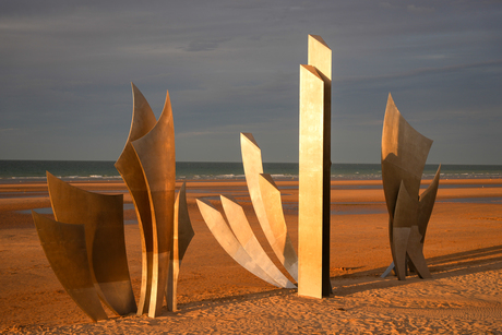 Het Omaha Beach monument Les Braves 