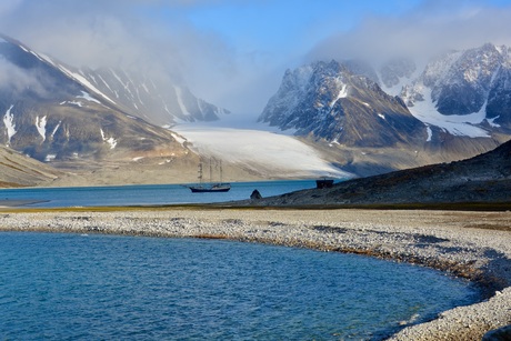 fraaie landschap van Spitsbergen