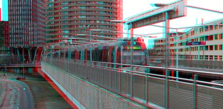 Metro-station Rijnhaven Rotterdam 3D 