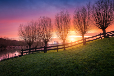 Sunrise at the Windmill