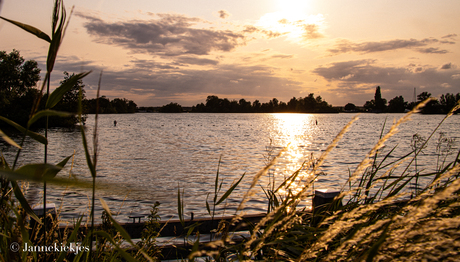 Zonsondergang Vecht