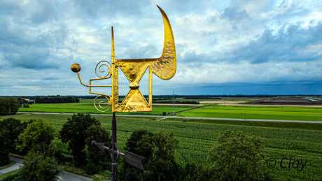 Windvaan van de Terbantster Tsjerke, Terband - Fryslân (DR0008)