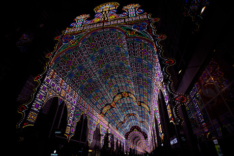 Luminaire De Cagna - Renaissance tunnel with celestial gallery (Glow Eindhoven 2025)