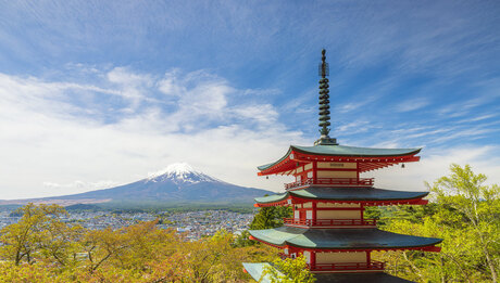 Chureito Pagoda & Mount Fuji (Japan)