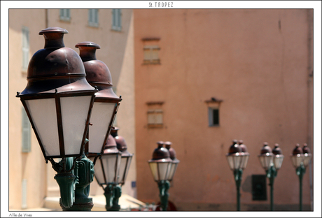 Lantaarnpalen in St. Tropez