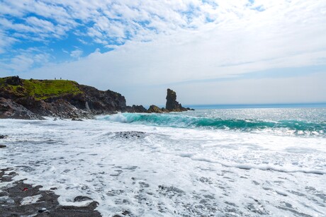 Black beach op IJSland