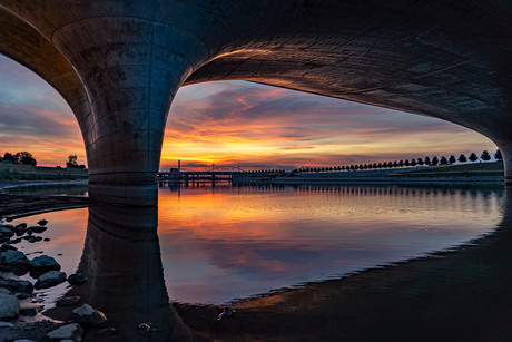 Sunset @ Spiegelwaal Nijmegen