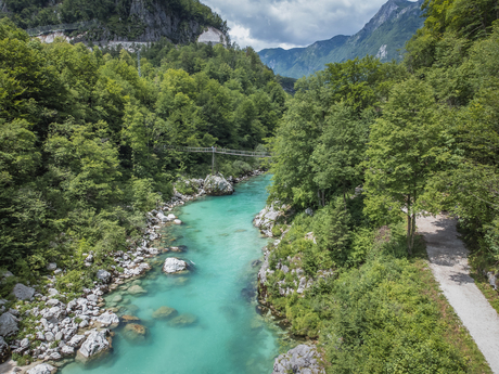 Soca Rivier Slovenië