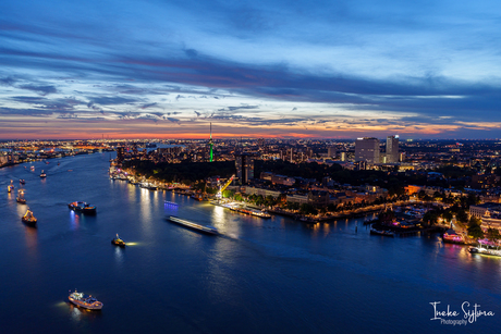 Blauwe uurtje Rotterdam