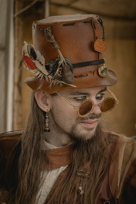 Portret Steampunkmodel