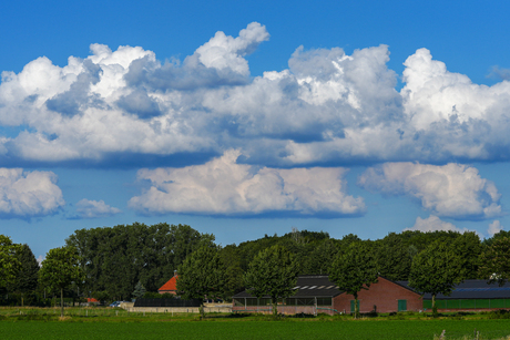 Mooie wolkenlucht