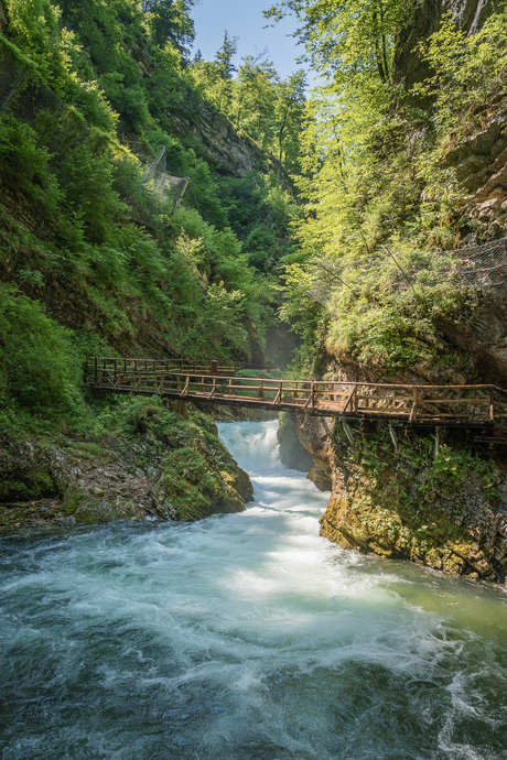 Vintgar kloof Slovenië