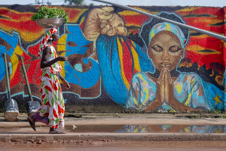 muurschilderingen in banjul