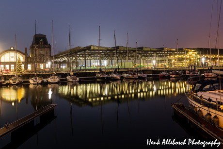 Harbour by night