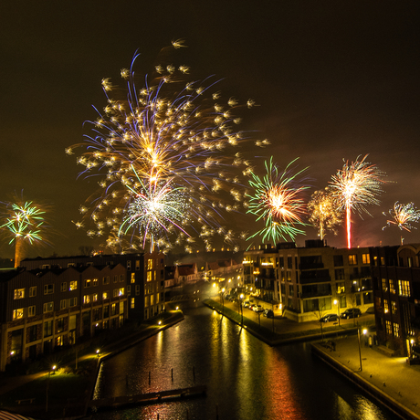 Vuurwerk in Muiden
