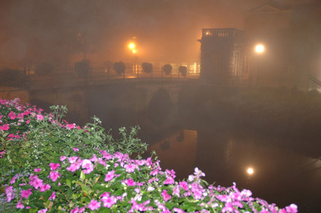 Mist op de brug
