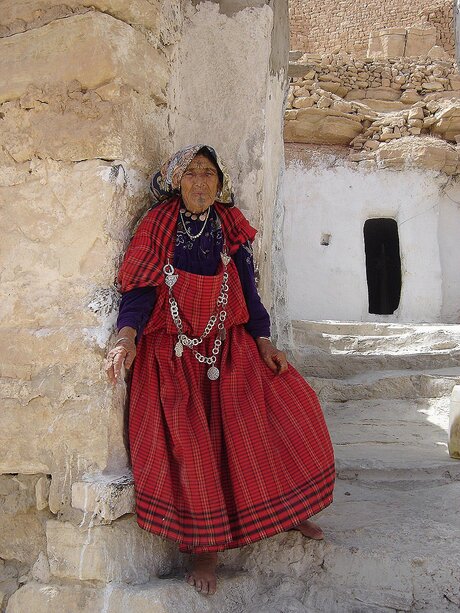Tunesie, bergvrouw