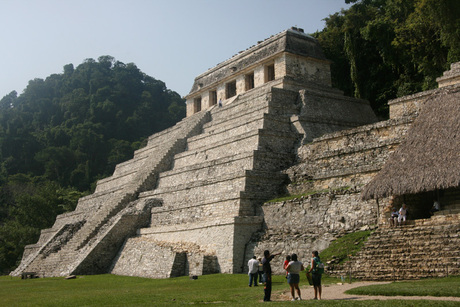 Maya ruine Palenque, Mexico