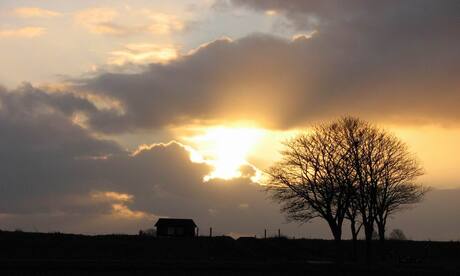 Avondlucht Groningen