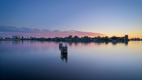 Purple sunset at Zaanse Schans