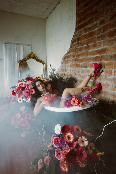 Flower bath 