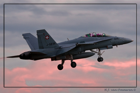 F-18 trainer Payerne AFB 2