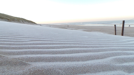 Heel klein beetje winter aan de kust