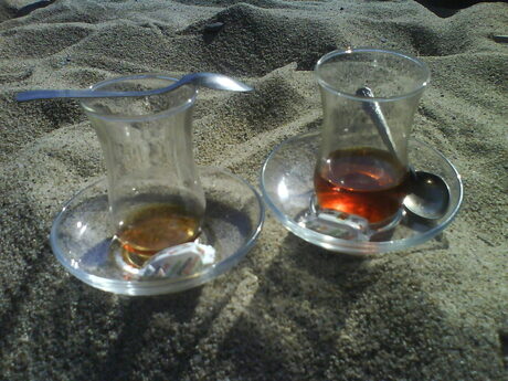 Turkse thee glazen