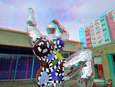Sculpture by Niki de Saint Phalle in Beelden aan Zee 3D