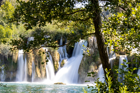 Watervallen in Krka