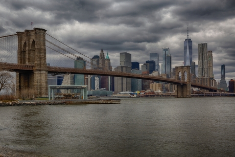 Brooklyn Bridge in April