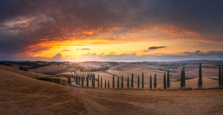 De Mooiste Toscaanse zonsondergang - Agriturismo Baccoleno