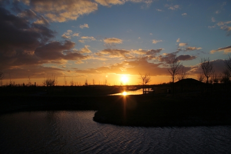 zonsondergang Oudkarspel