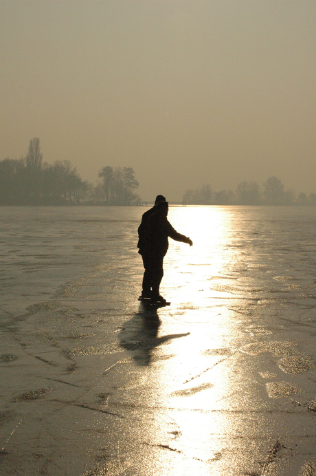 Schaatsers LAngeraarse Plassen