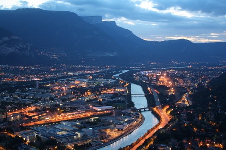 Grenoble by night