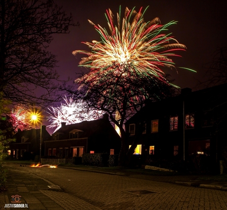 Vuurwerk op Texel