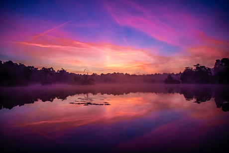 zonsopkomst oisterwijkse vennen 20-9-2019