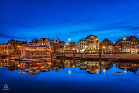 Blue Hour Beestenmarkt Leiden