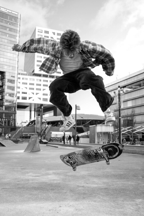 Thuis voelen op het skateboard.🛹