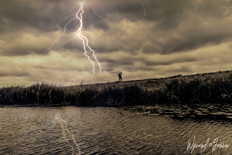 The man on the dike