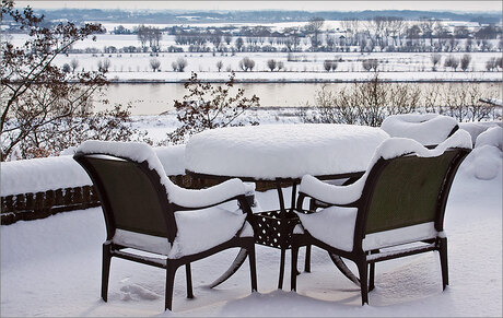 terras met uitzicht