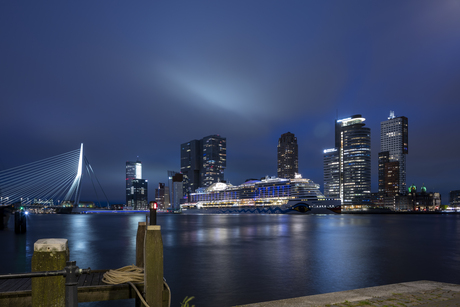 Rotterdam blue hour