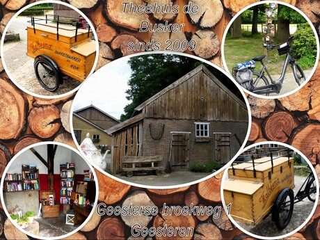 Collage  . Thee huis  Busker  nabij Geesteren  op 21 mei 2025  